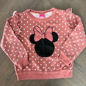 3/$15~ Disney Minnie Mouse girls sweatshirt size 4